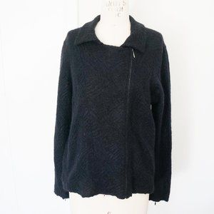 Eileen Fisher Moto Mohair Jacket Knit